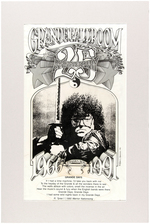 GRANDE BALLROOM 25th ANNIVERSARY - MC5 LEAD SINGER ROB TYNER TRIBUTE CONCERT POSTER & ORIGINAL ART.