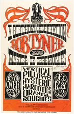 MC5 LEAD SINGER ROB TYNER BIRTHDAY CELEBRATION POSTER & ORIGINAL ART BY MARK ARMINSKI.