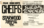 PUNK ROCK CONCERT FLYERS.