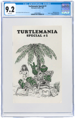 "TURTLEMANIA SPECIAL" #1 1986 CGC 9.2 NM-.