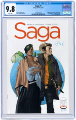 "SAGA" #1-2 CGC PAIR.