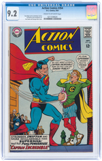 "ACTION COMICS" #323 & #354 CGC PAIR.