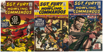 "SGT. FURY AND HIS HOWLING COMMANDOS" COMIC BOOK LOT.