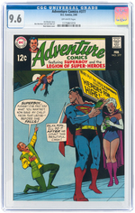 "ADVENTURE COMICS" #377 FEBRUARY 1969 CGC 9.6 NM+.