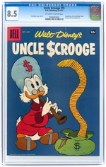 "UNCLE SCROOGE" #19 SEPTEMBER - NOVEMBER 1957 CGC 8.5 VF+.