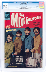 "THE MONKEES" #3 JULY 1967 CGC 9.6 NM+ FILE COPY.