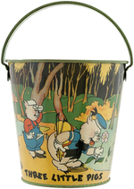 "THREE LITTLE PIGS" SAND PAIL.