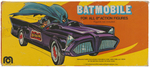 MEGO BATMOBILE IN ILLUSTRATED BOX.