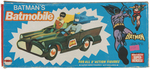 MEGO BATMOBILE IN PHOTO BOX.