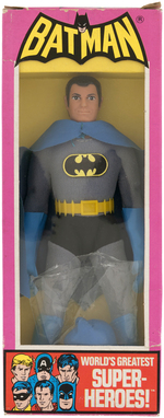 MEGO REMOVABLE COWL BATMAN IN BOX.