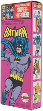 MEGO REMOVABLE COWL BATMAN IN BOX.