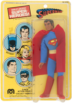 MEGO SUPERMAN ON CARD.