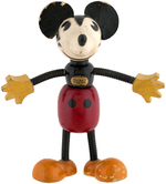 "MICKEY MOUSE" LARGEST SIZE FUN-E-FLEX FIGURE.