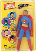 MEGO SUPERMAN ON CARD.