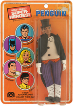 MEGO PENGUIN ON CARD.