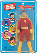 MEGO SHAZAM ON CARD.