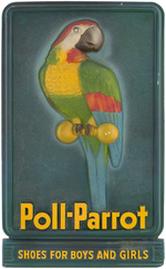 "POLL-PARROT" SHOES STORE ADVERTISING SIGN.