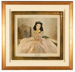 “GONE WITH THE WIND” IMPRESSIVE LARGE FRAMED LOBBY DISPLAYS PORTRAIT GROUP.