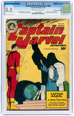 "CAPTAIN MARVEL ADVENTURES" #80 JANUARY 1948 CGC 8.0 VF CROWLEY COPY/FILE COPY.