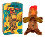 "MUSICAL CHIMP-MECHANICAL DRUMMER BEAR" BOXED WIND-UPS.