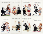 FELIX THE CAT POSTCARD LOT.