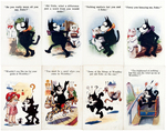 FELIX THE CAT POSTCARD LOT.