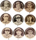 SWEET CAPORAL PLAYER BUTTONS FOR PENNSYLVANIA TEAMS.