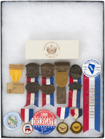 GROUP OF 11 CONVENTION ITEMS FROM BOTH DEMOCRATIC AND REPUBLICAN PARTIES 1976-2000.