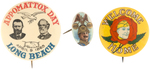 THREE SCARCE CIVIL WAR AND WWI BUTTONS.