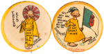 YELLOW KID RARE BUTTON #92 PLUS #103.