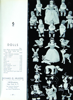 "WALT DISNEY CHARACTER MERCHANDISE 1938-1939" EXCEPTIONAL RETAILERS CATALOG.