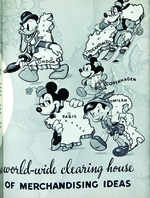 "WALT DISNEY CHARACTER MERCHANDISE 1940-1941" EXCEPTIONAL RETAILER'S CATALOG.