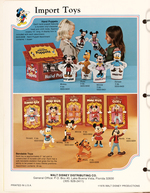 "WALT DISNEY MERCHANDISE" RETAILERS CATALOGS FOR 1953 & 1976.