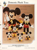 "WALT DISNEY MERCHANDISE" RETAILERS CATALOGS FOR 1953 & 1976.