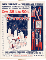 FIREWORKS CATALOG LOT WITH BUCK ROGERS CONTENT.