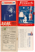 1930s FIREWORKS RETAILERS CATALOGS & PAPERWORK LOT.