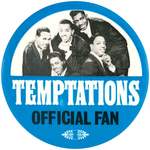 "TEMPTATIONS/OFFICIAL FAN" CLUB BUTTON FROM 1967.