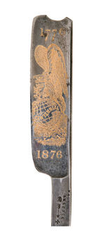 "CENTENNIAL 1776-1876" RAZOR BY SHEFFIELD.