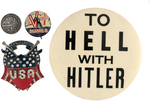 PEARL HARBOR/MANILA/WOMEN UNITED/HELL WITH HITLER GROUP OF FOUR RARE ITEMS.