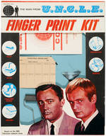 "THE MAN FROM U.N.C.L.E. FINGER PRINT KIT" BOXED SET.