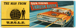 "THE MAN FROM U.N.C.L.E. GUN-FIRING THRUSH-BUSTER" BOXED CORGI DIE-CAST VEHICLE (COLOR VARIETY).