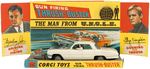 "THE MAN FROM U.N.C.L.E. GUN-FIRING THRUSH-BUSTER" BOXED CORGI DIE-CAST VEHICLE (COLOR VARIETY).