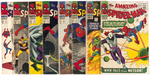 THE AMAZING SPIDER-MAN SILVER AGE LOT OF TEN ISSUES.