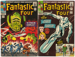 THE FANTASTIC FOUR SILVER AGE LOT OF 14 ISSUES.