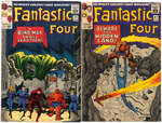 THE FANTASTIC FOUR SILVER AGE LOT OF 14 ISSUES.