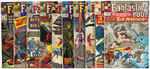 THE FANTASTIC FOUR SILVER AGE LOT OF 14 ISSUES.