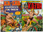 ASTONISHING TALES AND KA-ZAR 1970s LOT OF 43 ISSUES.