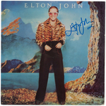 ELTON JOHN SIGNED "CARIBOU" LP ALBUM COVER.