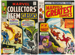 "MARVEL COLLECTORS' ITEM CLASSICS" COMIC BOOK LOT OF 26 ISSUES.