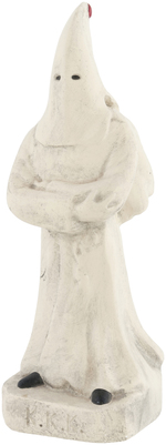 KU KLUX KLAN PLASTER STATUE OF KLANSMAN.